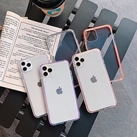 Phone Case For Apple Back Cover iPhone 12 Pro Max 11 SE 2020 X XR XS Max 8 7 Shockproof Transparent Transparent TPU miniinthebox