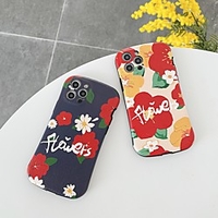 Phone Case For Apple Back Cover iPhone 12 Pro Max 11 SE 2020 X XR XS Max iPhone 11 Pro Max SE 2020 X XR XS Max 8 7 Shockproof Dustproof Pattern Flower TPU miniinthebox