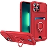 Phone Case For Apple Back Cover iPhone 13 12 Pro Max 11 SE 2020 X XR XS Max 8 7 6 Card Holder Shockproof Dustproof Solid Colored TPU miniinthebox