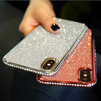 Phone Case For Apple Back Cover iPhone 13 12 Pro Max 11 SE 2020 X XR XS Max 8 7 Rhinestone Ultra-thin Glitter Shine Glitter Shine TPU miniinthebox