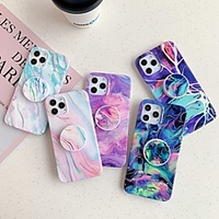 Phone Case For Apple Back Cover iPhone 13 12 Pro Max 11 SE 2020 X XR XS Max 8 7 with Stand Pattern Marble TPU miniinthebox