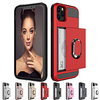 Phone Case For Apple Back Cover iPhone 13 12 Pro Max 11 XR XS Max Mini Card Holder Shockproof with Stand Armor TPU PC miniinthebox