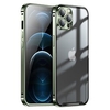 Phone Case For Apple Back Cover iPhone 13 12 Pro Max Portable Translucent Shockproof Solid Colored TPU Aluminum Alloy miniinthebox
