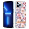 Phone Case For Apple Back Cover iPhone 13 12 Pro Max Shockproof Dustproof Support Wireless Charging Flower TPU miniinthebox
