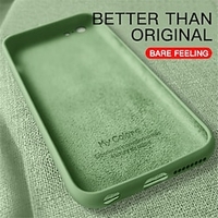 Phone Case For Apple Back Cover iPhone 13 iPhone 12 Pro Max 11 SE 2020 X XR XS Max 8 7 6 iPhone 13 Pro Max iPhone 13 Mini iPhone 13 Pro Shockproof Solid Color Silicone Silica Gel miniinthebox