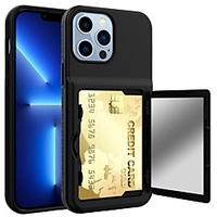 Phone Case For Apple Back Cover iPhone 13 iPhone 13 Pro Max iPhone 13 Pro iPhone 12 iPhone 12 Pro Max iPhone 12 Pro Card Holder Shockproof Dustproof Solid Colored TPU miniinthebox