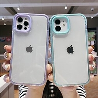Phone Case For Apple Back Cover iPhone 13 Pro Max 12 11 SE 2022 X XR XS Max 8 7 Dustproof Shockproof Transparent TPU miniinthebox