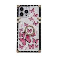 Phone Case For Apple Back Cover iPhone 13 Pro Max 12 11 SE 2022 X XR XS Max 8 7 Kickstand Shockproof Butterfly TPU PC miniinthebox
