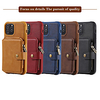 Phone Case For Apple Back Cover Leather iPhone 12 Pro Max 11 SE 2020 X XR XS Max 8 7 Card Holder Shockproof Solid Color PU Leather TPU miniinthebox