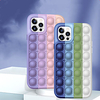 Phone Case For Apple Back Cover Silicone Fidget Case iPhone 13 12 Mini Pro Max 11 SE 2020 X XR XS Max 8 7 Mini Fidget Toys Push Pop Bubble Relive Stress miniinthebox