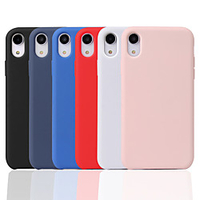 Phone Case For Apple Back Cover Silicone iPhone 12 Pro Max 11 SE 2020 X XR XS Max 8 7 6 iPhone 11 Pro Max SE 2020 X XR XS Max 8 7 6 Frosted Solid Color Soft Silicone miniinthebox