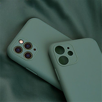 Phone Case For Apple Back Cover Silicone iPhone 13 iPhone 12 Pro Max 11 Pro Max iPhone 13 Pro Max iPhone 13 Pro iPhone 11 iPhone 11 Pro iPhone 11 Pro Max Shockproof solid Colored Liquid Silicone miniinthebox