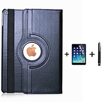 Phone Case For Apple Full Body Case iPad 4/3/2 iPad (2017) 360° Rotation with Stand Auto Sleep / Wake Solid Colored PU Leather miniinthebox
