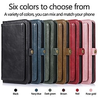 Phone Case For Apple Full Body Case iPhone 12 Pro Max 11 SE 2020 X XR XS Max 8 7 6 Card Holder Shockproof Dustproof Solid Colored PU Leather TPU miniinthebox