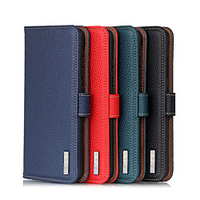 Phone Case For Apple Full Body Case iPhone 12 Pro Max 11 SE 2020 X XR XS Max 8 7 Wallet Card Holder Shockproof Solid Colored Genuine Leather miniinthebox