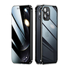 Phone Case For Apple Full Body Case iPhone 13 12 11 Pro Max Mini and Screen Protector Shockproof Double Sided Transparent Stainless Steel miniinthebox