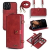 Phone Case For Apple Full Body Case iPhone SE 3 iPhone 13 Pro Max 12 11 X XR XS Max 8 7 Card Holder Shockproof Dustproof Solid Colored Leather TPU PC Lanyard Wallet Magnetic Case miniinthebox