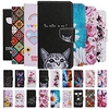 Phone Case For Apple Full Body Case Leather Wallet Card iPhone 12 Pro Max 11 SE 2020 X XR XS Max 8 7 6 Wallet Card Holder Shockproof Cartoon Flower / Floral Animal PU Leather TPU miniinthebox