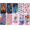 Phone Case For Apple Full Body Case Leather Wallet Card iPhone 12 Pro Max 11 SE 2020 X XR XS Max 8 7 6 Wallet Card Holder Shockproof Word / Phrase Butterfly Animal PU Leather miniinthebox