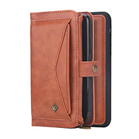 Phone Case For Apple Full Body Case Leather Wallet Card iPhone 13 iPhone 12 Pro Max 11 SE 2020 X XR XS Max 8 7 6 iPhone 13 Pro Max iPhone 13 Mini iPhone 13 Pro Wallet Card Holder Shockproof Solid miniinthebox