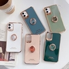 Phone Case For Apple iPhone 12 Pro Max Mini 11 SE 2020 X XR XS Max 8 7 Shockproof Plating Ring Holder with Stand Solid Colour Back Cover miniinthebox