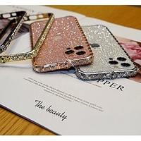Phone Case For Apple iPhone SE 3 iPhone 13 Pro Max 12 11 X XR XS Max 8 7 Rhinestone Glitter Shine Back Cover TPU miniinthebox