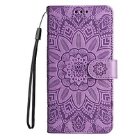 Phone Case For Apple Leather iPhone 13 Pro Max 12 11 SE 2022 X XR XS Max 8 7 Portable Wallet Flip Solid Colored Flower PU Leather miniinthebox