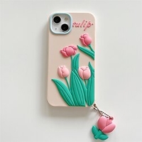 Phone Case For Apple Silicone iPhone 13 Pro Max 12 11 SE 2022 X XR XS Max 8 7 Portable Soft Edges Shockproof Word / Phrase Flower Silicone miniinthebox