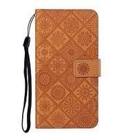 Phone Case For Apple Wallet Card iPhone 13 Pro Max 12 11 SE 2022 X XR XS Max 8 7 Wallet with Wrist Strap Card Holder Slots Solid Colored PU Leather miniinthebox