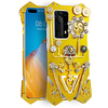 Phone Case For Huawei Back Cover HUAWEI P40 HUAWEI P40 Pro HUAWEI P40 Pro Honor 30 Shockproof Dustproof Pattern Geometric Pattern Armor Metal miniinthebox
