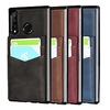 Phone Case For Huawei Back Cover P30 Lite Card Holder Shockproof Dustproof Solid Colored PU Leather Genuine Leather miniinthebox