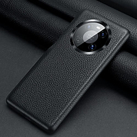 Phone Case For Huawei Back Cover P40 P40 Pro P40 Pro Mate 40 Mate 40E Mate 40 Pro Mate 40 Pro Mate 30 Mate 30 Pro Shockproof Dustproof Solid Colored Genuine Leather miniinthebox