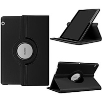 Phone Case For Huawei Full Body Case Huawei Mediapad T5 10 Huawei MediaPad T3 10(AGS-W09,  AGS-L09,  AGS-L03) 360° Rotation Shockproof with Stand Solid Colored Hard PU Leather miniinthebox
