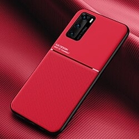 Phone Case For Huawei mate9 9p mate10 mate10p mate20 mate20p mate20x mate8 mate30 mate30pro p10 p10p p20 p20p p30 p30p p40 p40p plus Shockproof Back Cover Textured embossed Lines Magnetic miniinthebox
