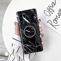 Phone Case For Huawei P20 P20 Pro P20 Lite Nova 3e Nova 3i Mate 20 Mate 20 Lite Mate 20 Pro P30 P30 Pro P30 Lite Nova 4e with Stand Pattern Back Cover Marble miniinthebox