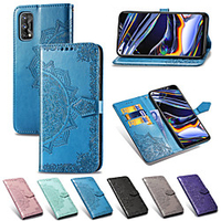 Phone Case For OPPO Full Body Case Leather Flip OPPO A53 oppo A9 2020 Oppo A72 / A52 / A92 Card Holder Shockproof Flip Flower / Floral PU Leather miniinthebox