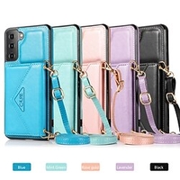 Phone Case For Samsung Back Cover S22 S21 S20 Plus Ultra A72 A52 A42 A32 Note 20 Ultra Shockproof Dustproof Magnetic Solid Colored PU Leather TPU miniinthebox