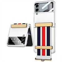 Phone Case For Samsung Galaxy Back Cover Galaxy Z Flip 3 5G Shockproof Dustproof Lines / Waves TPU PC miniinthebox