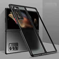 Phone Case For Samsung Galaxy Back Cover Galaxy Z Fold 2 Frosted Solid Colored PC miniinthebox