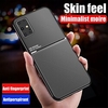 Phone Case For Samsung Galaxy Back Cover S22 S21 S20 Plus Ultra FE A32 A52 A72 Note 20 Ultra Solid Color TPU Metal miniinthebox