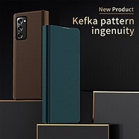 Phone Case For Samsung Galaxy Back Cover Z Fold 2 Z Fold 3 Water Resistant Dustproof Solid Colored TPU PC miniinthebox