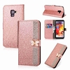 Phone Case For Samsung Galaxy Full Body Case A5(2018) A3 A5 A8 2018 A8 2018 A5(2016) A3(2016) Wallet Card Holder Rhinestone Butterfly Glitter Shine Hard PU Leather miniinthebox