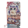 Phone Case For Samsung Galaxy Full Body Case J7 J7 (2016) J5 J5 (2016) J3 J3 (2016) Wallet Card Holder with Stand Owl Hard PU Leather miniinthebox