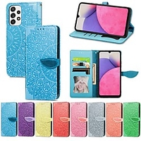 Phone Case For Samsung Galaxy Full Body Case S20 S10 Plus S22 S22 Plus Samsung Note 10 Lite Portable Shockproof Dustproof Graphic Solid Colored PU Leather miniinthebox