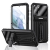 Phone Case For Samsung Galaxy Full Body Case S22 S21 Ultra Plus Waterproof Shockproof Dustproof Armor Silica Gel Tempered Glass PC miniinthebox