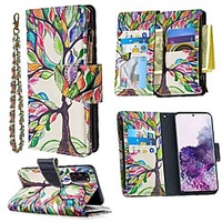 Phone Case For Samsung Galaxy S20 Ultra S10E S9 Plus Wallet Card Holder with Stand Full Body Cases Tree leather For Galaxy A10E A20E A10 A20 A30 A40 A50 A70 miniinthebox