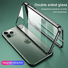 Phone Case with Screen Protector For Apple Full Body Case Magnetic Adsorption iPhone 13 12 Pro Max 11 SE 2020 X XR XS Max 8 7 Flip Magnetic Double Sided Solid Colored miniinthebox