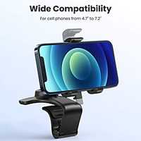 Phone Holder Stand Mount Car Car Holder Stickup Type Magnetic Phone Holder Aluminum Alloy Phone Accessory iPhone 12 11 Pro Xs Xs Max Xr X 8 Samsung Glaxy S21 S20 Note20 miniinthebox