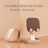 Phone Holder Stand Mount Desk Cell Phone Foldable Phone Desk Stand Adjustable Aluminum Alloy ABS Phone Accessory iPhone 12 11 Pro Xs Xs Max Xr X 8 Samsung Glaxy S21 S20 Note20 miniinthebox