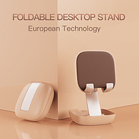 Phone Holder Stand Mount Desk Cell Phone Foldable Phone Desk Stand Adjustable Aluminum Alloy ABS Phone Accessory iPhone 12 11 Pro Xs Xs Max Xr X 8 Samsung Glaxy S21 S20 Note20 miniinthebox